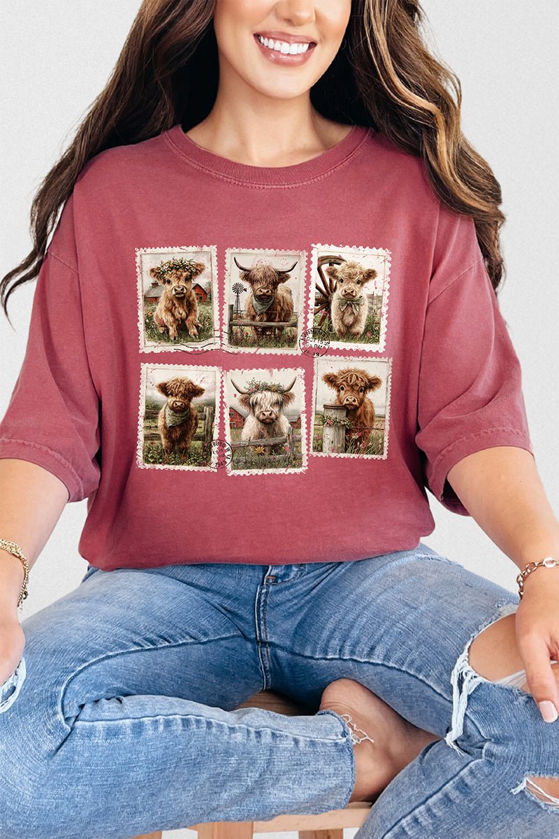 Pastures & Postcards Comfort Colors Adult Ring - Spun Cotton Tee - Wholesale Accessory Market