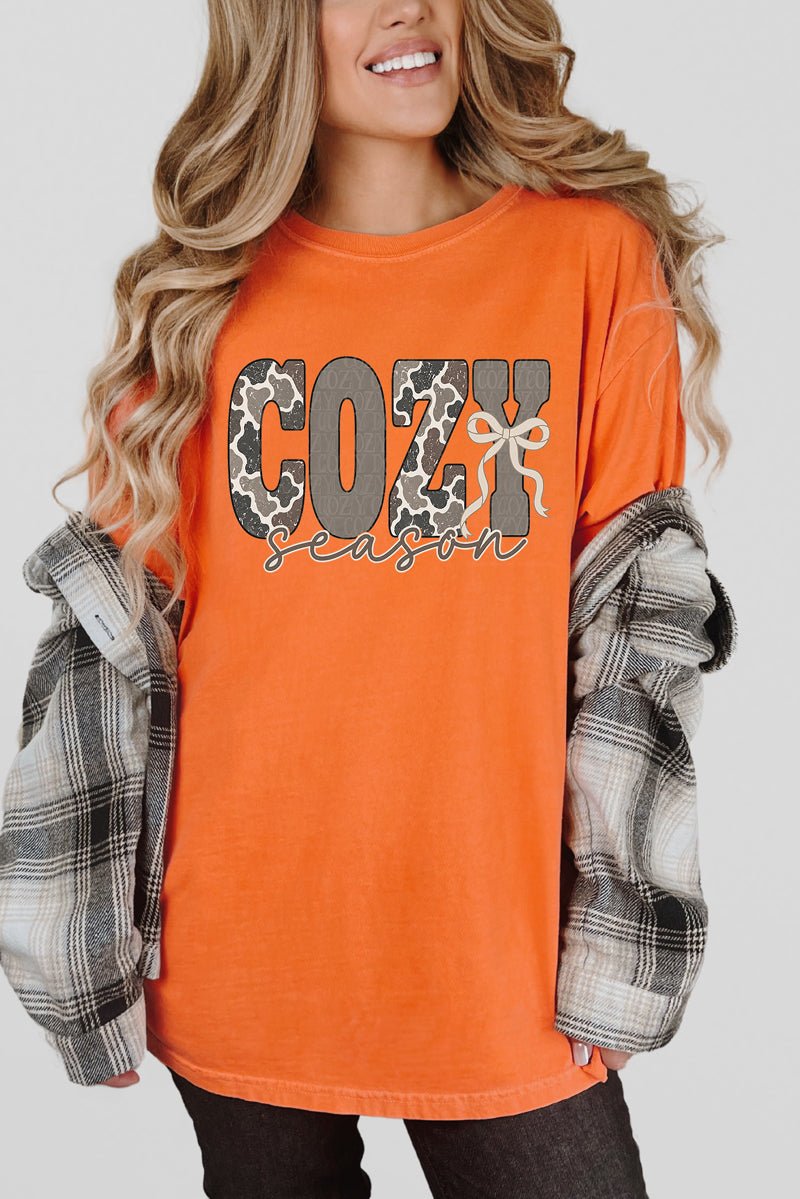 Camo Cozy Season Comfort Colors Adult Ring-Spun Cotton Tee - Wholesale Accessory Market