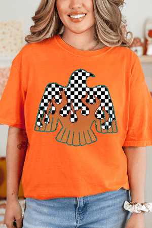Checkerfire Thunderbird Comfort Colors Adult Ring - Spun Cotton Tee - Wholesale Accessory Market