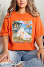 Ghost Mentally I'm Here Comfort Colors Adult Ring-Spun Cotton Tee - Wholesale Accessory Market