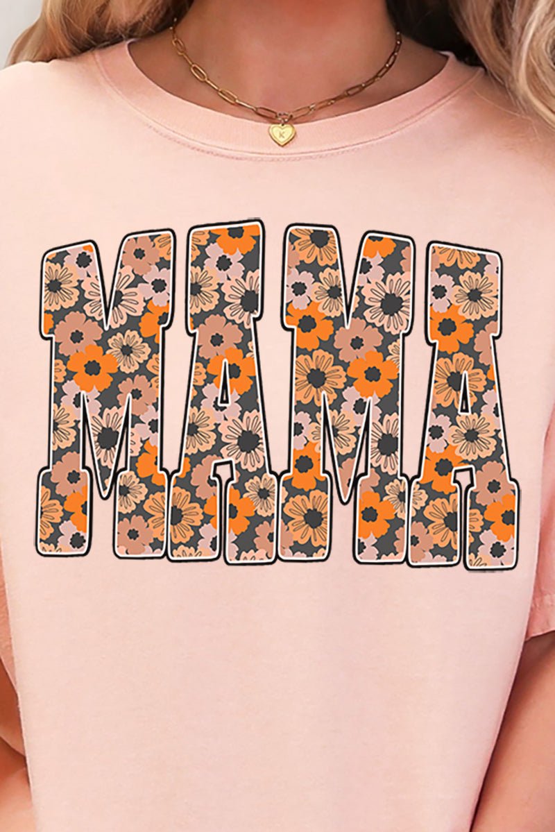 Golden Blooms Mama Comfort Colors Adult Ring - Spun Cotton Tee - Wholesale Accessory Market