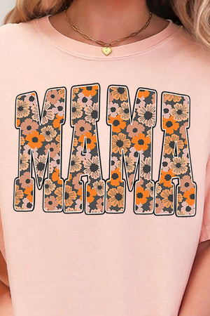 Golden Blooms Mama Comfort Colors Adult Ring - Spun Cotton Tee - Wholesale Accessory Market