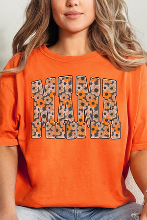 Golden Blooms Mama Comfort Colors Adult Ring - Spun Cotton Tee - Wholesale Accessory Market