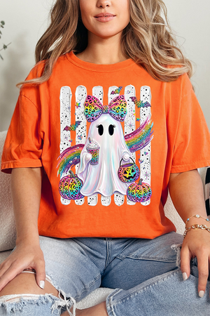 Rainbow Glam Ghost Comfort Colors Adult Ring-Spun Cotton Tee - Wholesale Accessory Market