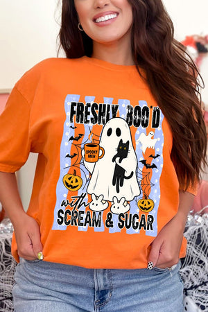 Scream & Sugar Ghost Brew Comfort Colors Adult Ring-Spun Cotton Tee - Wholesale Accessory Market