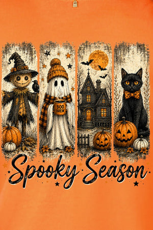 Spooky Season Brushstrokes Comfort Colors Adult Ring-Spun Cotton Tee - Wholesale Accessory Market