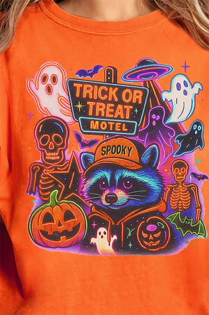 Trick Or Treat Motel Comfort Colors Adult Ring - Spun Cotton Tee - Wholesale Accessory Market