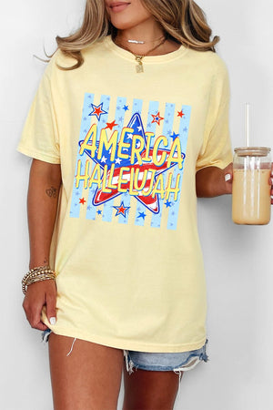 America Hallelujah Comfort Colors Adult Ring-Spun Cotton Tee - Wholesale Accessory Market