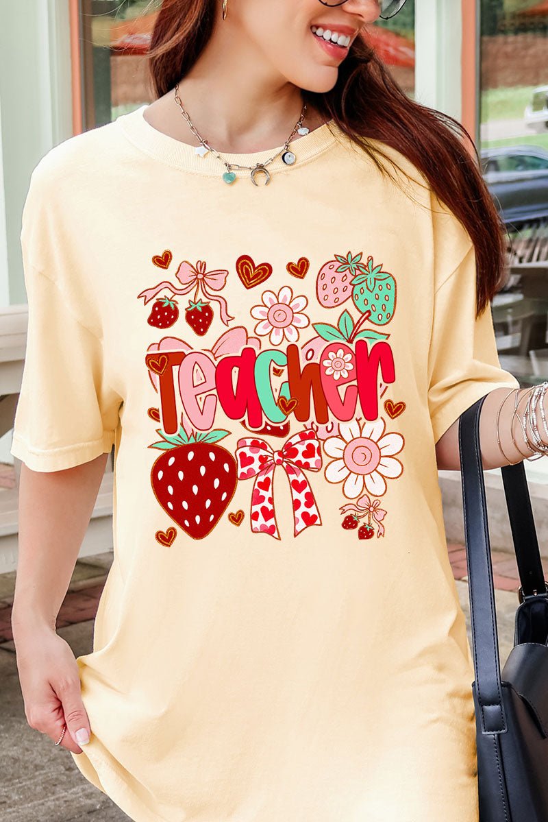 Berry Sweet Teacher Comfort Colors Adult Ring-Spun Cotton Tee - Wholesale Accessory Market
