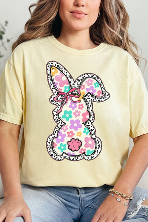 Blooming Bunny Comfort Colors Adult Ring - Spun Cotton Tee - Wholesale Accessory Market