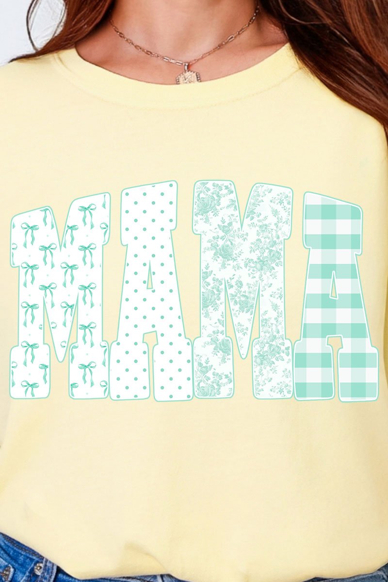 Bow And Green Mama Comfort Colors Adult Ring - Spun Cotton Tee - Wholesale Accessory Market