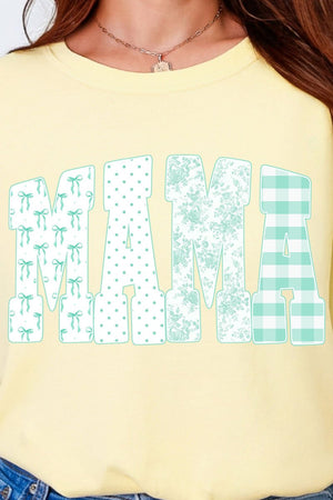 Bow And Green Mama Comfort Colors Adult Ring - Spun Cotton Tee - Wholesale Accessory Market