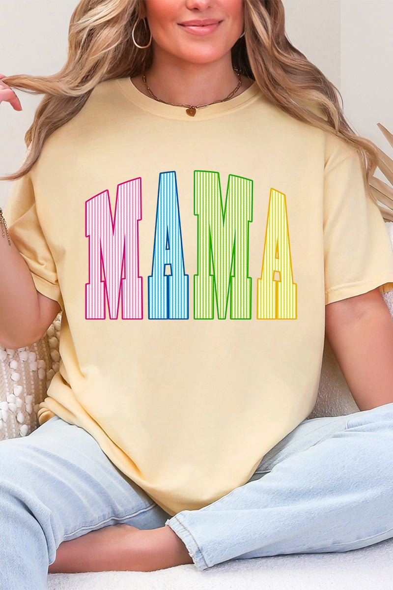 Color Me Loved Mama Comfort Colors Adult Ring-Spun Cotton Tee - Wholesale Accessory Market