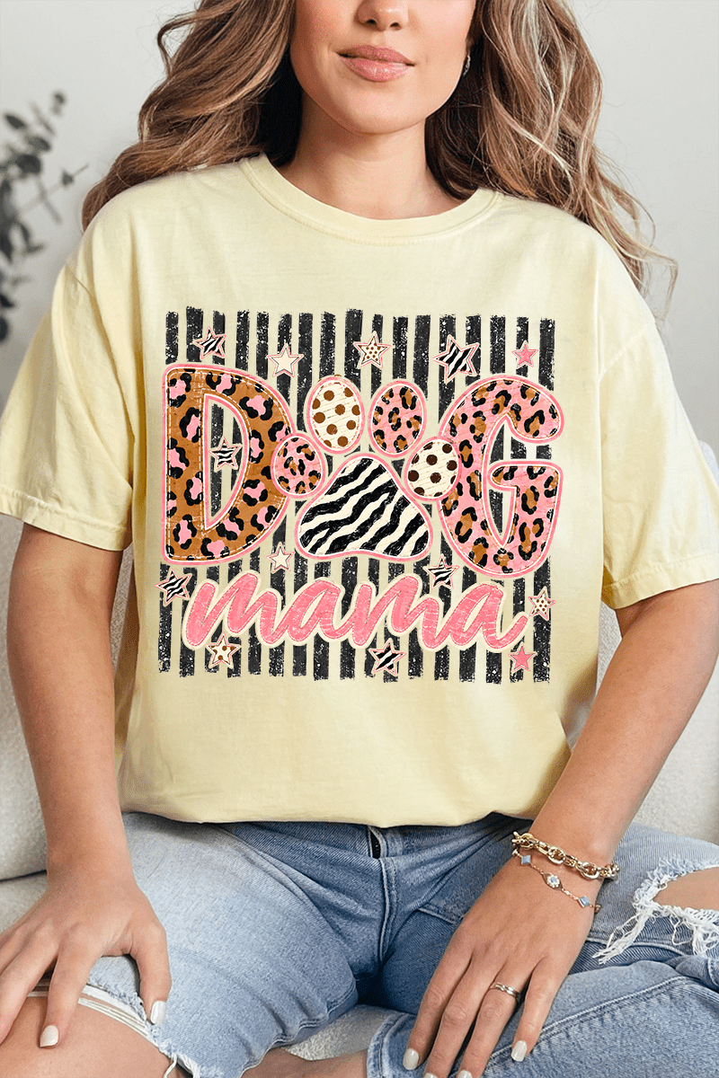 Dog Mama Wild & Sweet Comfort Colors Adult Ring-Spun Cotton Tee - Wholesale Accessory Market