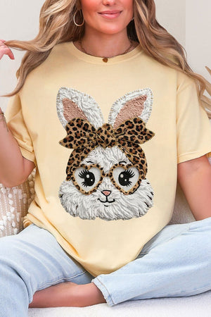 Faux Yarn Easter Bunny Comfort Colors Adult Ring - Spun Cotton Tee - Wholesale Accessory Market