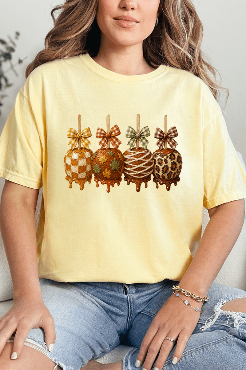 Harvest Painted Apples Comfort Colors Adult Ring-Spun Cotton Tee - Wholesale Accessory Market