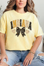 Indiana Blooming Bow Comfort Colors Adult Ring-Spun Cotton Tee - Wholesale Accessory Market