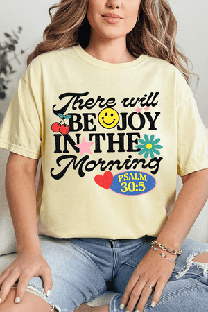 Joy In The Morning Comfort Colors Adult Ring-Spun Cotton Tee - Wholesale Accessory Market