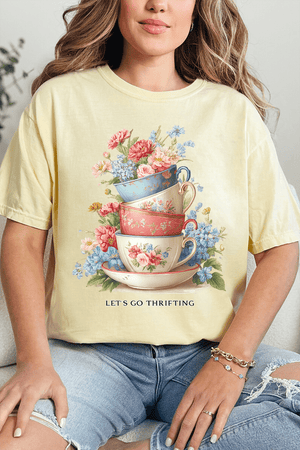 Let's Go Thrifting Comfort Colors Adult Ring-Spun Cotton Tee - Wholesale Accessory Market