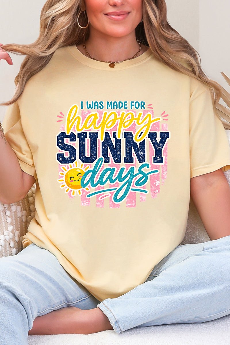 Made For Sunny Days Comfort Colors Adult Ring-Spun Cotton Tee - Wholesale Accessory Market