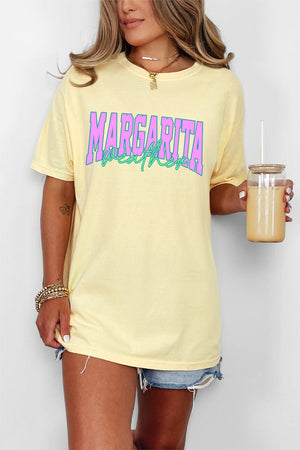 Margarita Weather Color Block Comfort Colors Adult Ring - Spun Cotton Tee - Wholesale Accessory Market