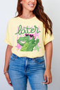Preppy Later Gator Comfort Colors Adult Ring - Spun Cotton Tee - Wholesale Accessory Market