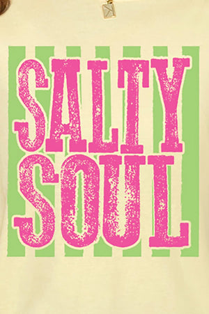 Striped Salty Soul Comfort Colors Adult Ring - Spun Cotton Tee - Wholesale Accessory Market