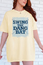 Swing The Dang Bat Comfort Colors Adult Ring - Spun Cotton Tee - Wholesale Accessory Market