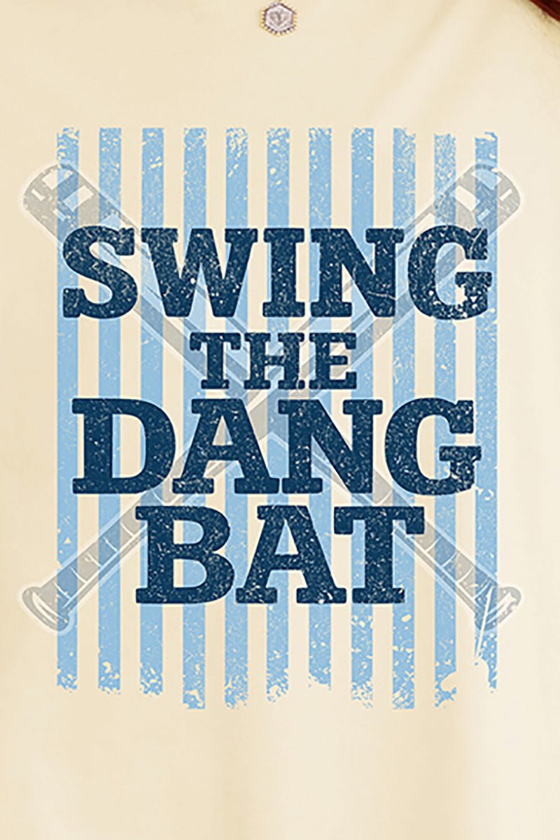 Swing The Dang Bat Comfort Colors Adult Ring - Spun Cotton Tee - Wholesale Accessory Market