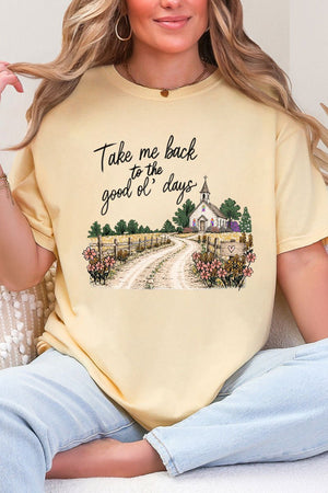 Take Me Back Comfort Colors Adult Ring-Spun Cotton Tee - Wholesale Accessory Market