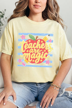 Teachers Are Magic Sketch Comfort Colors Adult Ring-Spun Cotton Tee - Wholesale Accessory Market