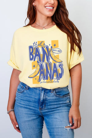 That's Bananas Comfort Colors Adult Ring - Spun Cotton Tee - Wholesale Accessory Market