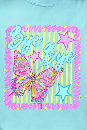 Bye Bye Butterfly Comfort Colors Adult Ring - Spun Cotton Tee - Wholesale Accessory Market
