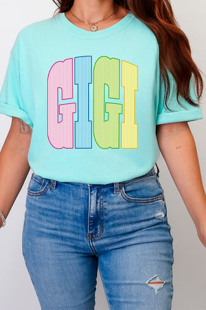 Color Me Loved Gigi Comfort Colors Adult Ring-Spun Cotton Tee - Wholesale Accessory Market