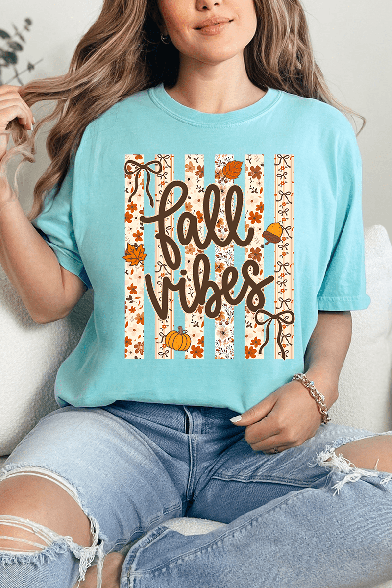 Cozy Coquette Fall Vibes Comfort Colors Adult Ring-Spun Cotton Tee - Wholesale Accessory Market