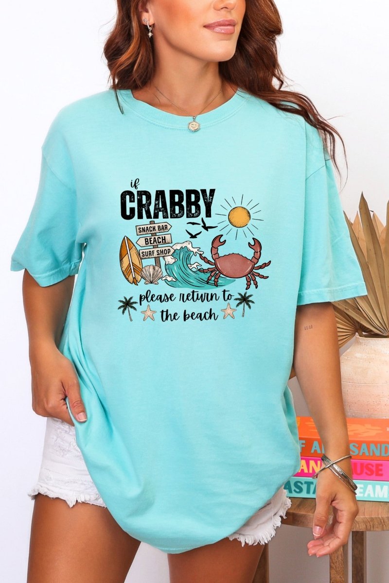 Crabby Beach Comfort Colors Adult Ring-Spun Cotton Tee - Wholesale Accessory Market