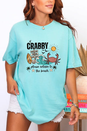 Crabby Beach Comfort Colors Adult Ring-Spun Cotton Tee - Wholesale Accessory Market