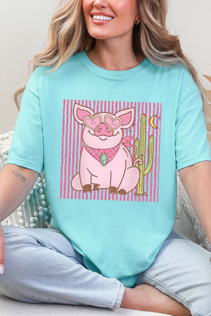 Desert Diva Piggy Comfort Colors Adult Ring - Spun Cotton Tee - Wholesale Accessory Market