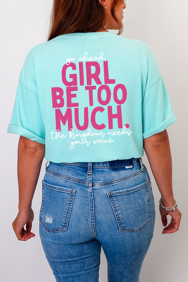 Esther Go Ahead Girl Full Front & Back Design Comfort Colors Adult Ring-Spun Cotton Tee - Wholesale Accessory Market