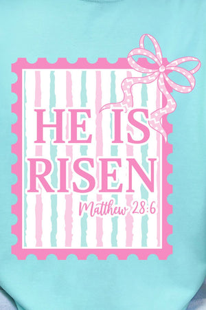 He Is Risen Stamp Comfort Colors Adult Ring - Spun Cotton Tee - Wholesale Accessory Market