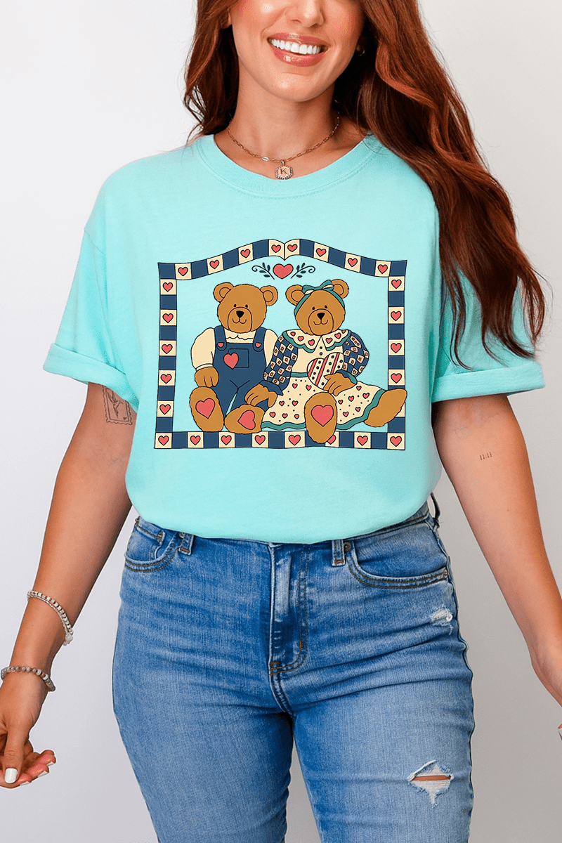Honey & Hearth Bears Comfort Colors Adult Ring - Spun Cotton Tee - Wholesale Accessory Market