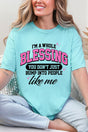 I'm A Whole Blessing Comfort Colors Adult Ring - Spun Cotton Tee - Wholesale Accessory Market