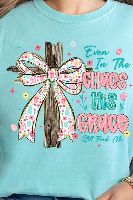 In The Chaos Coquette Cross Comfort Colors Adult Ring-Spun Cotton Tee - Wholesale Accessory Market