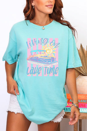 Living On Lake Time Comfort Colors Adult Ring-Spun Cotton Tee - Wholesale Accessory Market