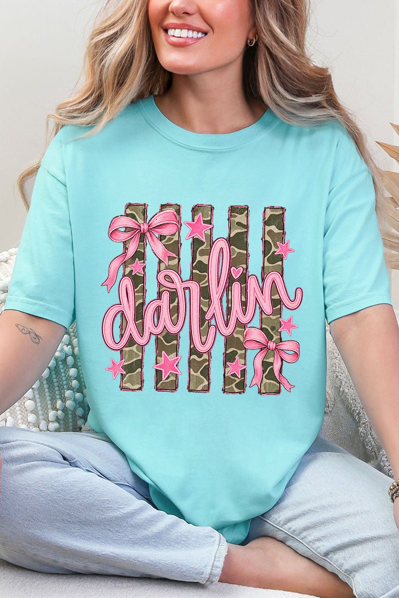 Pink Southern Darlin Comfort Colors Adult Ring-Spun Cotton Tee - Wholesale Accessory Market