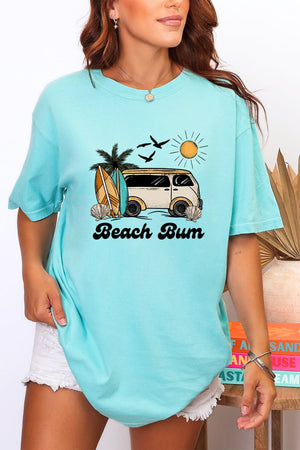 Retro Beach Bum Comfort Colors Adult Ring-Spun Cotton Tee - Wholesale Accessory Market