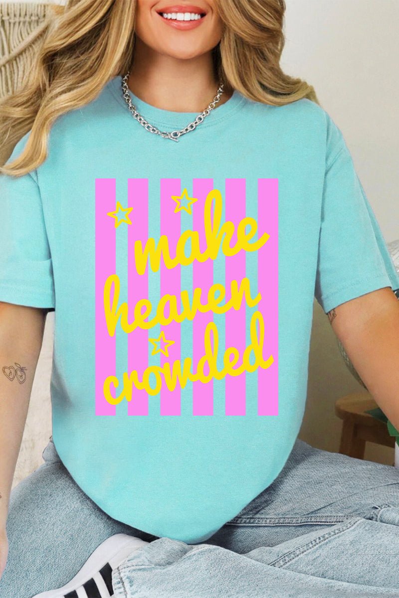 Retro Pop Make Heaven Crowded Comfort Colors Adult Ring-Spun Cotton Tee - Wholesale Accessory Market