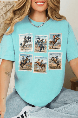 Rodeo Stamps Comfort Colors Adult Ring - Spun Cotton Tee - Wholesale Accessory Market
