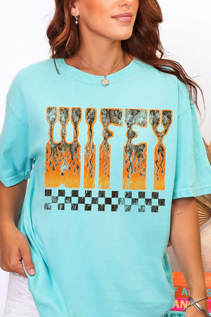 Wildfire Wifey Comfort Colors Adult Ring - Spun Cotton Tee - Wholesale Accessory Market