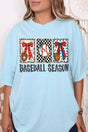 Baseball Season Ribbon Comfort Colors Adult Ring - Spun Cotton Tee - Wholesale Accessory Market